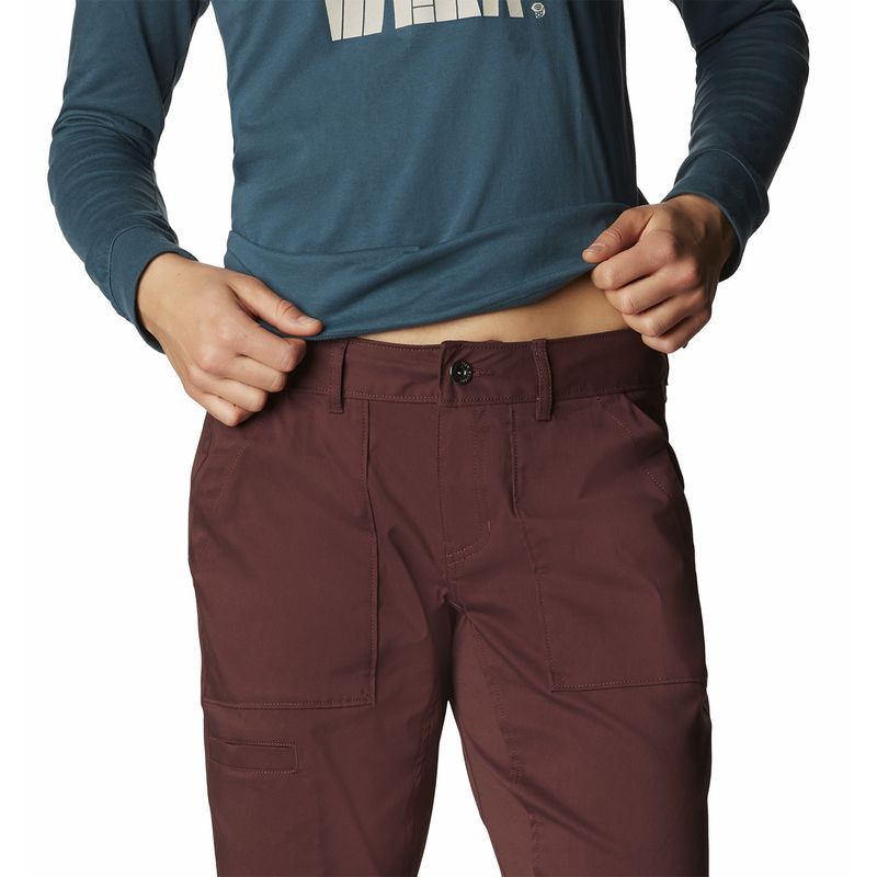 Pantalon Capri Mountain Hardwear OL1153 Nylon Marron - Femme Taille 6