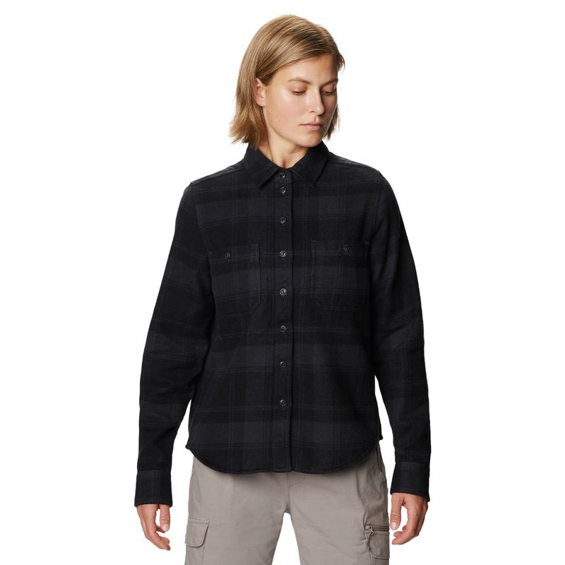 Blusa Manga Larga Sportswear Mujer Plusher¿ Gris