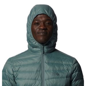 Parka Outerwear Hombre Glen Alpine Hooded Gris Mountain Hardwear