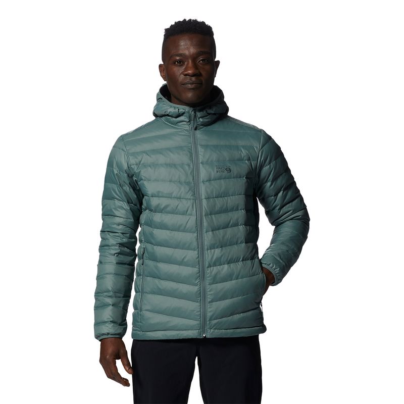 Parka Outerwear Hombre Glen Alpine Hooded Gris