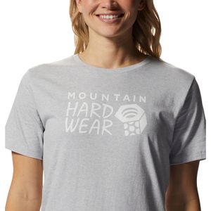 Polera Manga Corta Sportswear Mujer  Logo¿ Short Sleeve Gris Mountain Hardwear