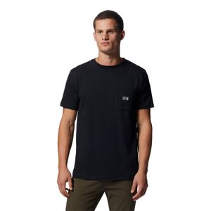 Polera Manga Corta Sportswear Hombre Pocket Tee Negro Mountain Hardwear