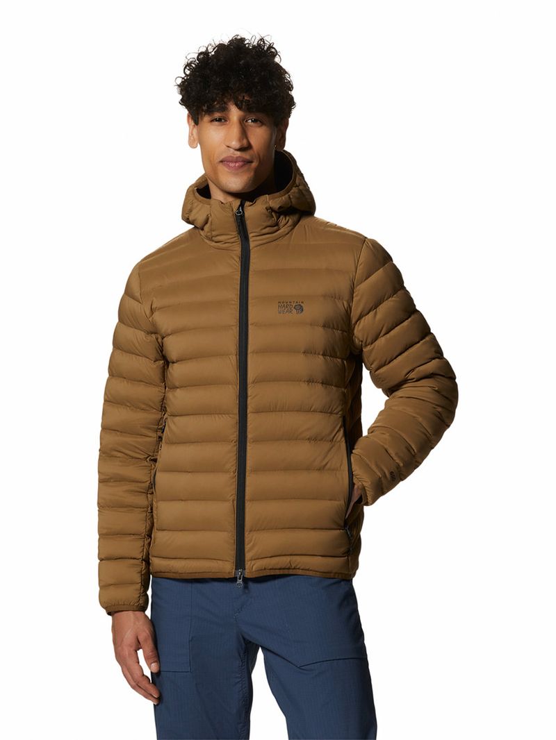 Parka Hombre Deloro Down Full Zip Café