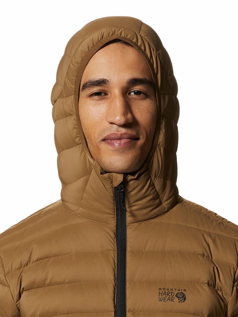 Parka Hombre Deloro Down Full Zip Café