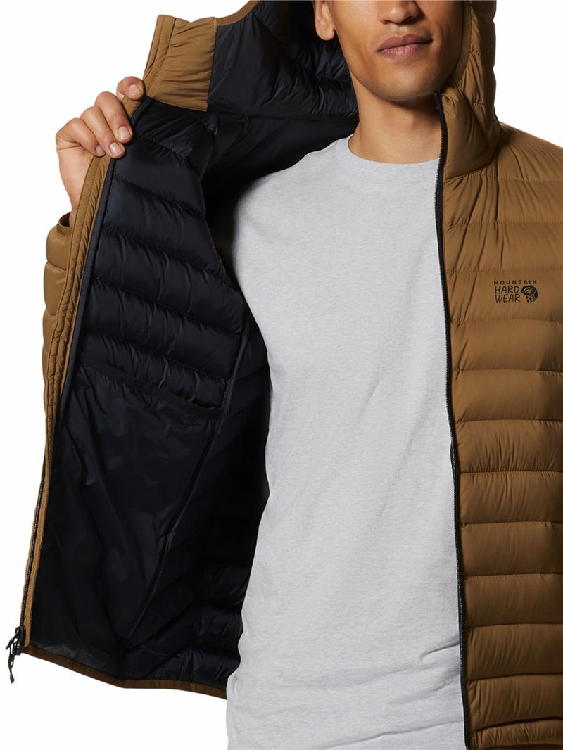 Parka Hombre Deloro Down Full Zip Café