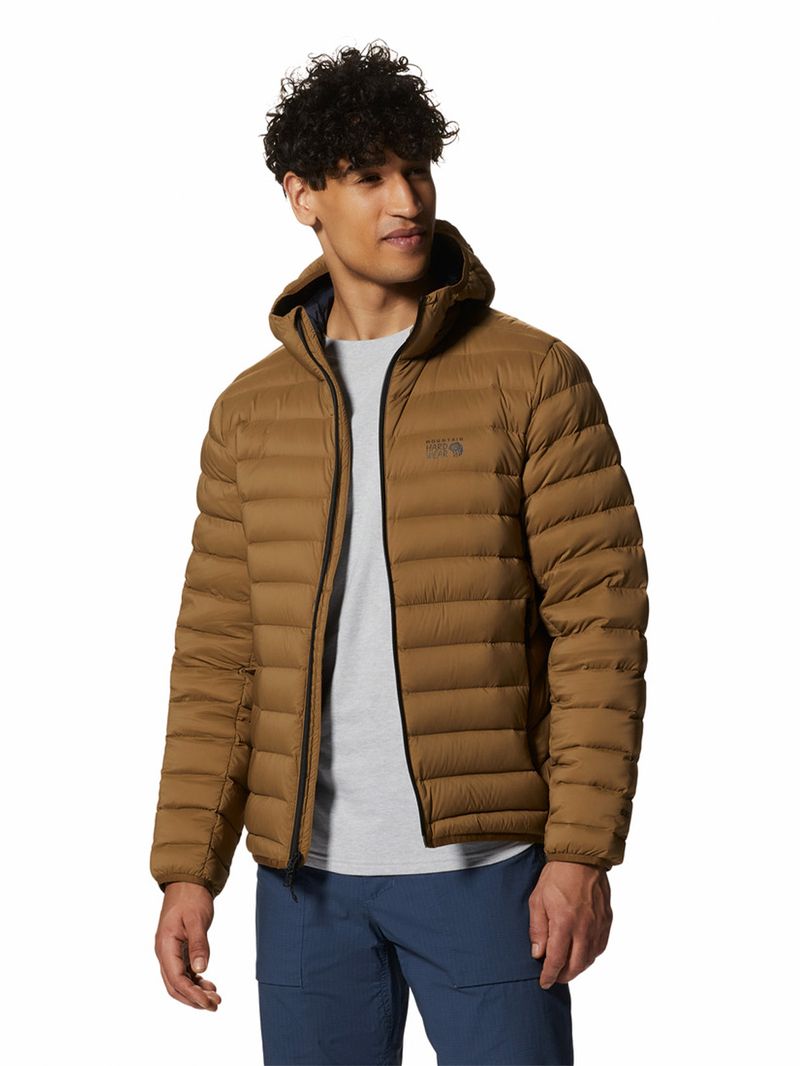 Parka Hombre Deloro Down Full Zip Café