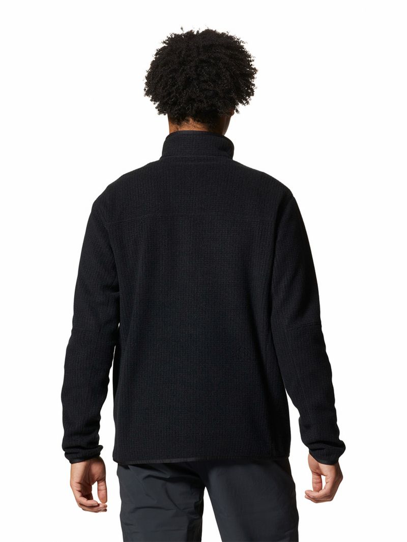 Polar Hombre Explore Fleece M 1/2 Zip Negro