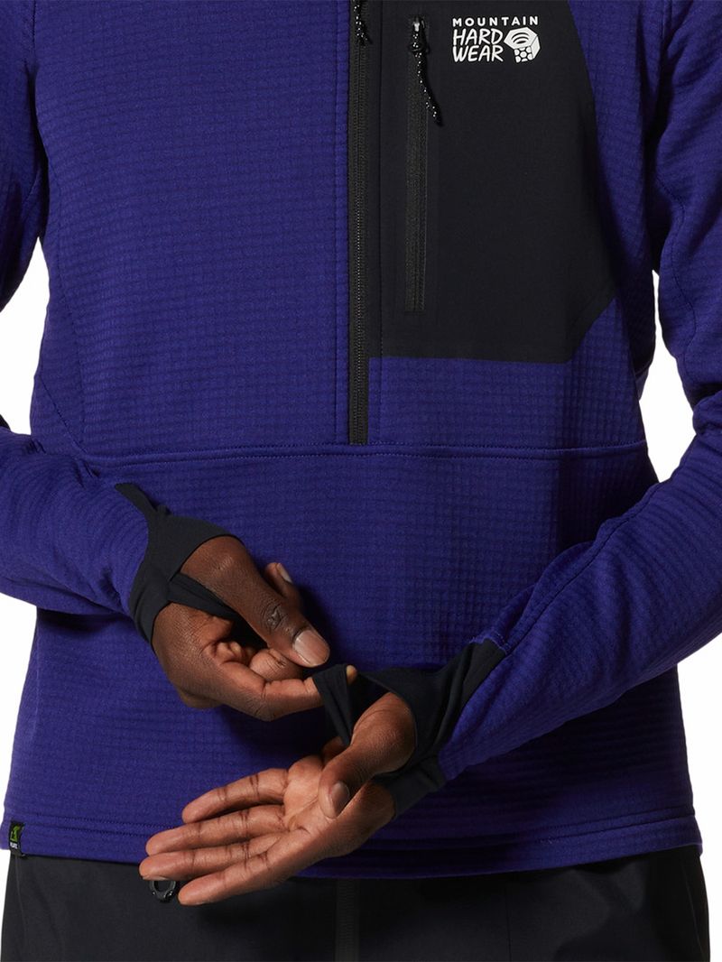 Polar Hombre Polartec® Power Grid¿ Half Zip Azul
