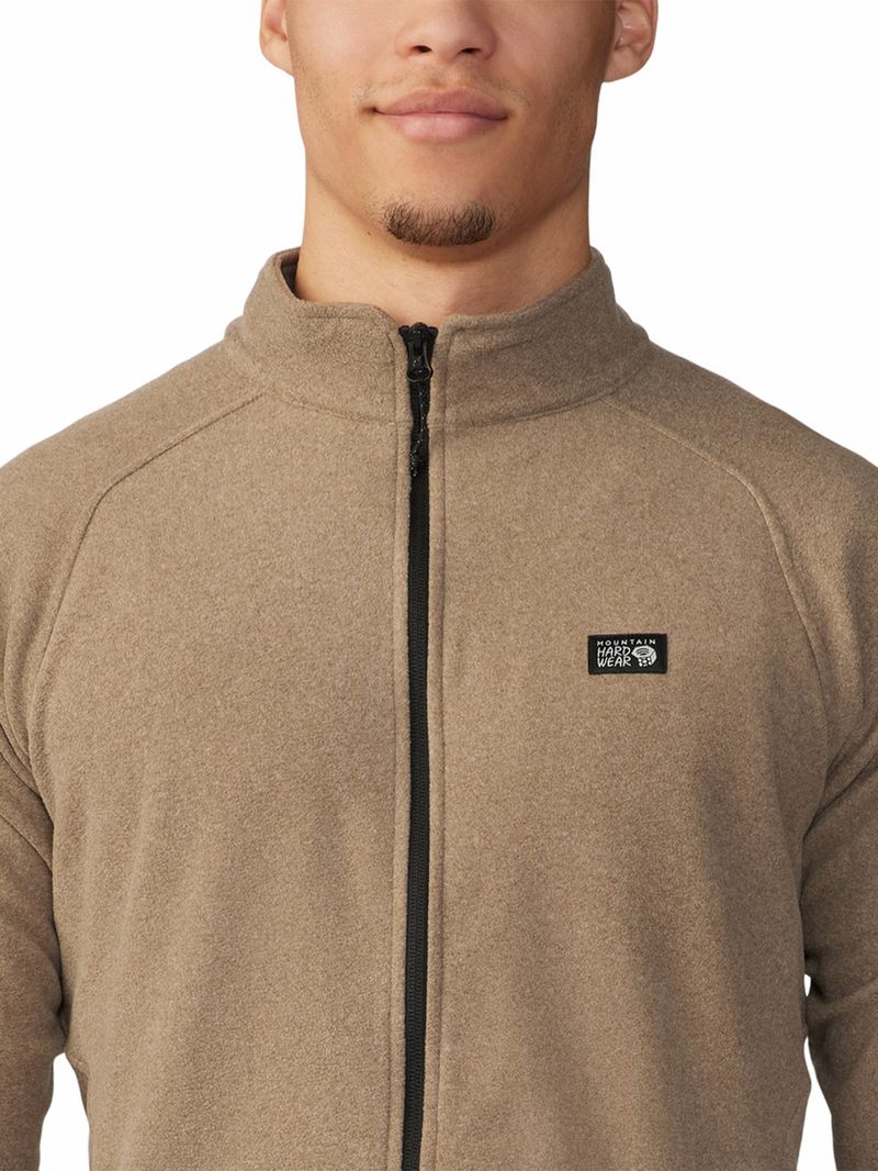 Polar-Hombre-Microchill¿-Full-Zip-Beige