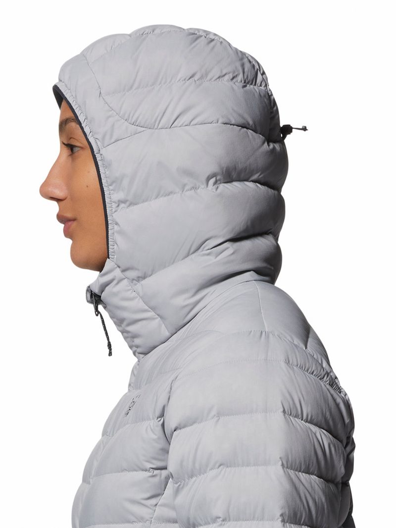 Parka Mujer Deloro Down Full Zip Gris