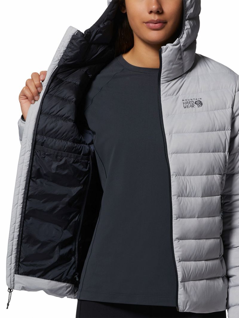 Parka Mujer Deloro Down Full Zip Gris