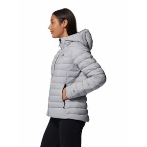 Parka Mujer Deloro Down Full Zip Gris Mountain Hardwear