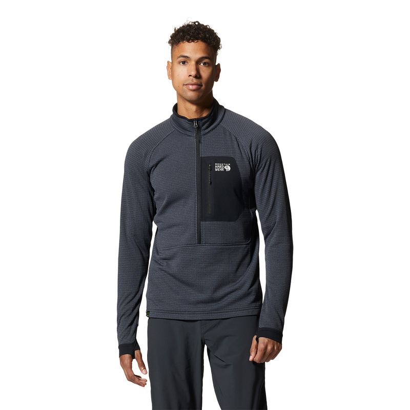 Polar Hombre Polartec® Power Grid¿ Half Zip Azul