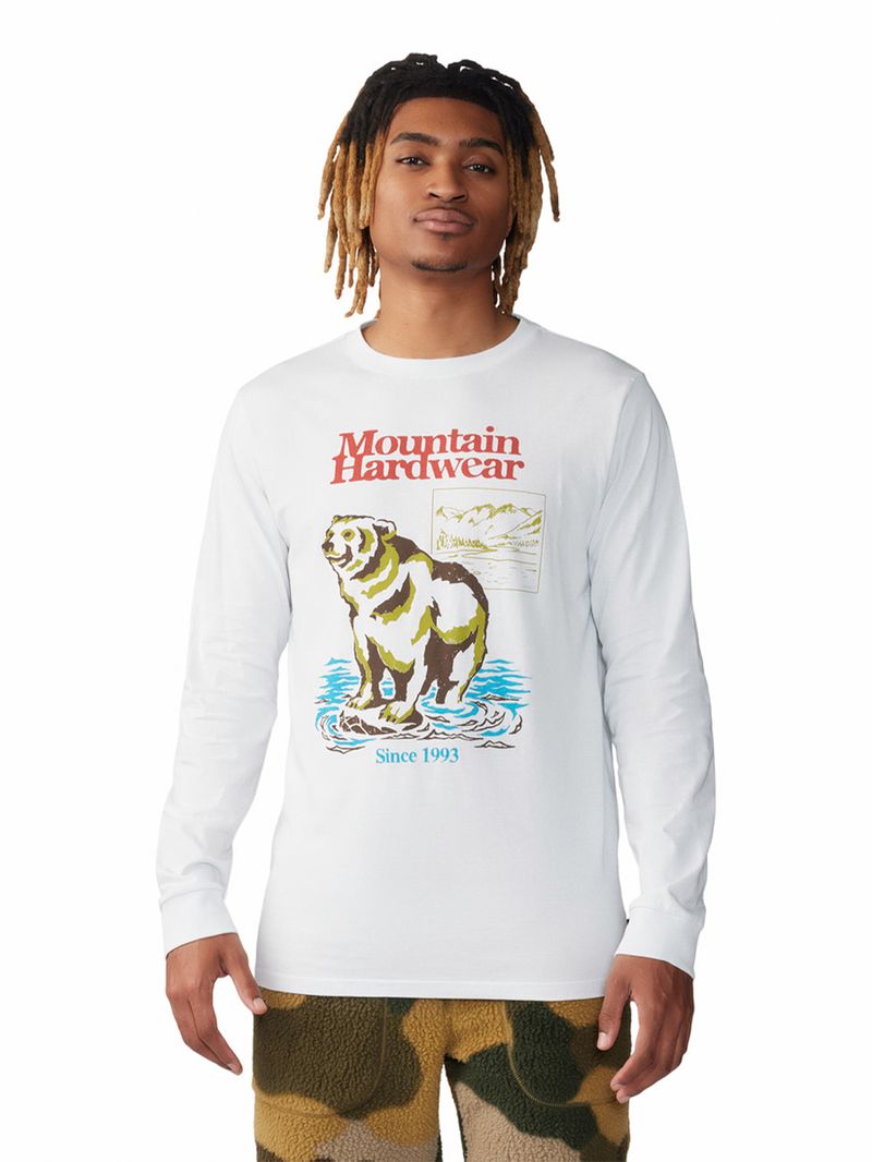 Polera Manga Larga Hombre River Bear¿ Gris
