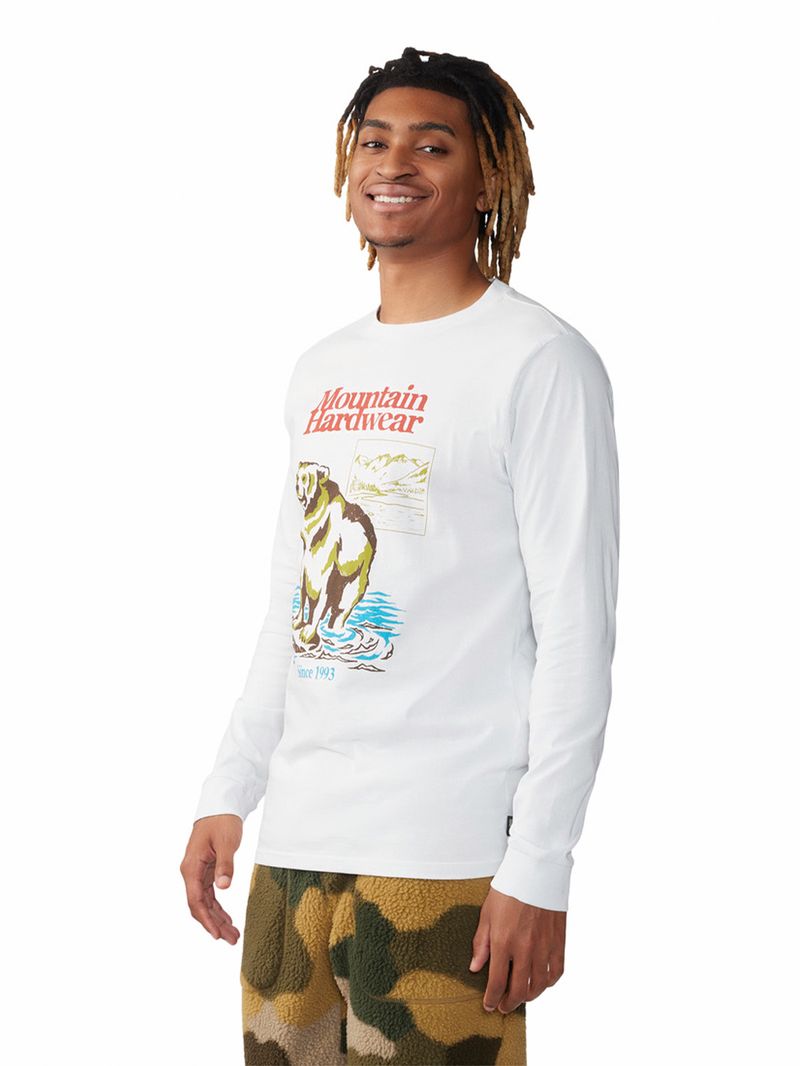 Polera Manga Larga Hombre River Bear¿ Gris