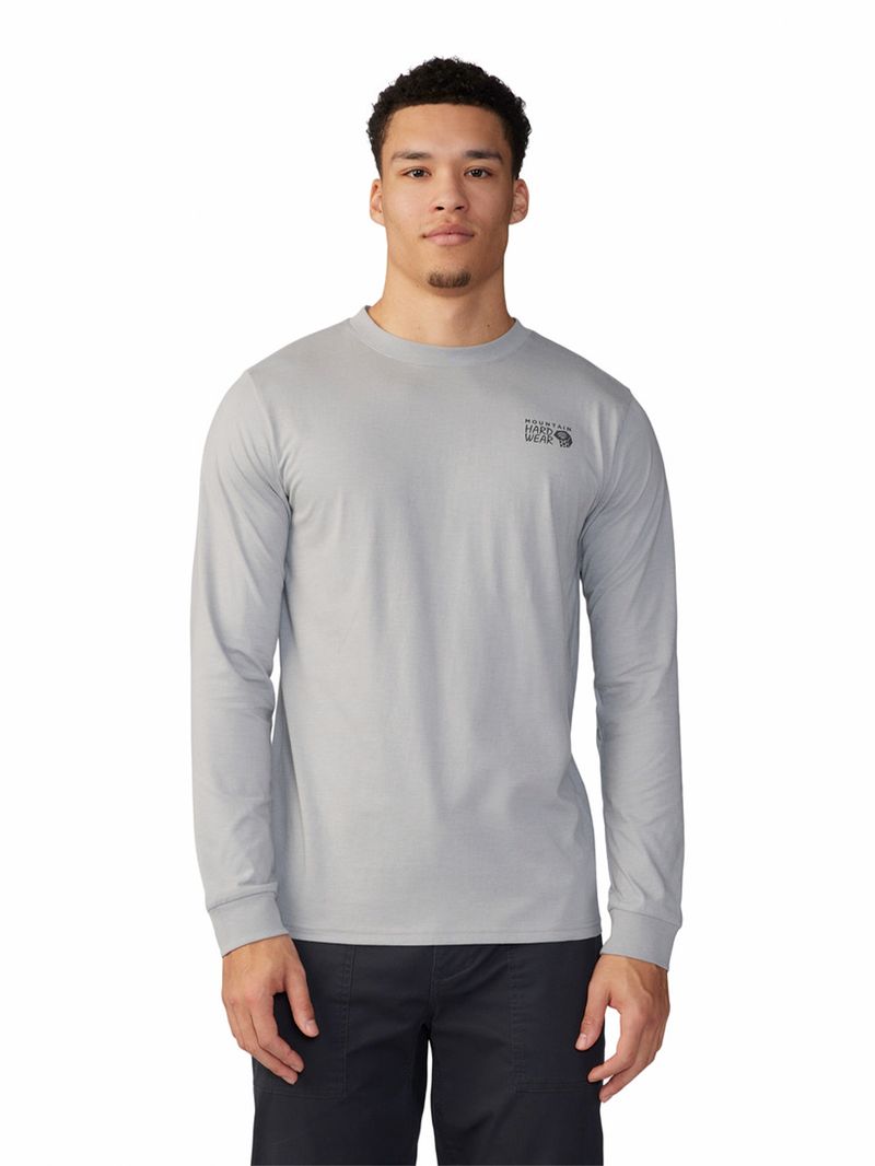 Polera Manga Larga Hombre Snow Yeti¿ Gris