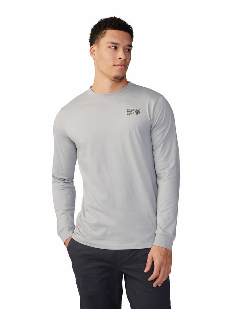 Polera Manga Larga Hombre Snow Yeti¿ Gris