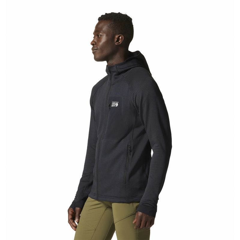 Polar-Hombre-Polartec®-Power-Grid¿-Full-Zip-Negro