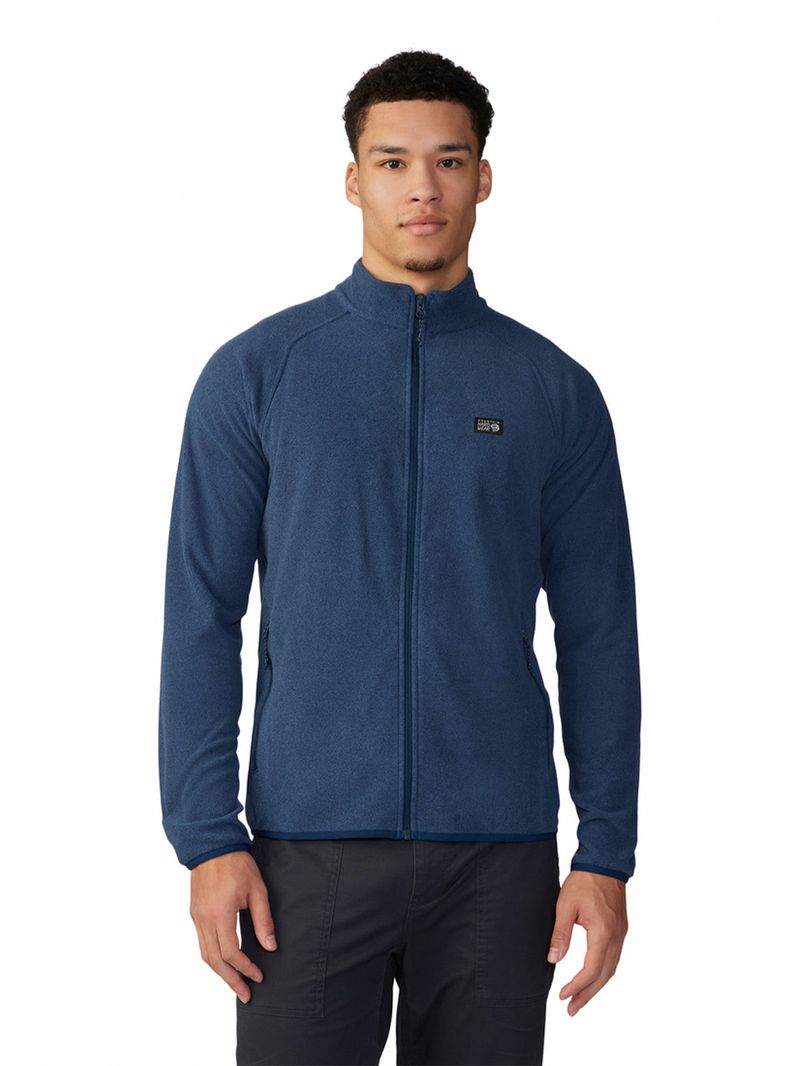 Polar-Hombre-Microchill¿-Full-Zip-Azul-Mountain-Hardwear