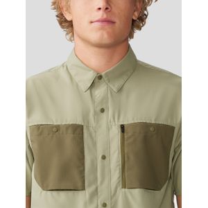 Camisa Manga Corta Hombre Trail Sender Verde Mountain Hardwear