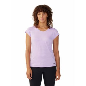 Polera Manga Corta Mujer Mighty Stripe Morado Mountain Hardwear