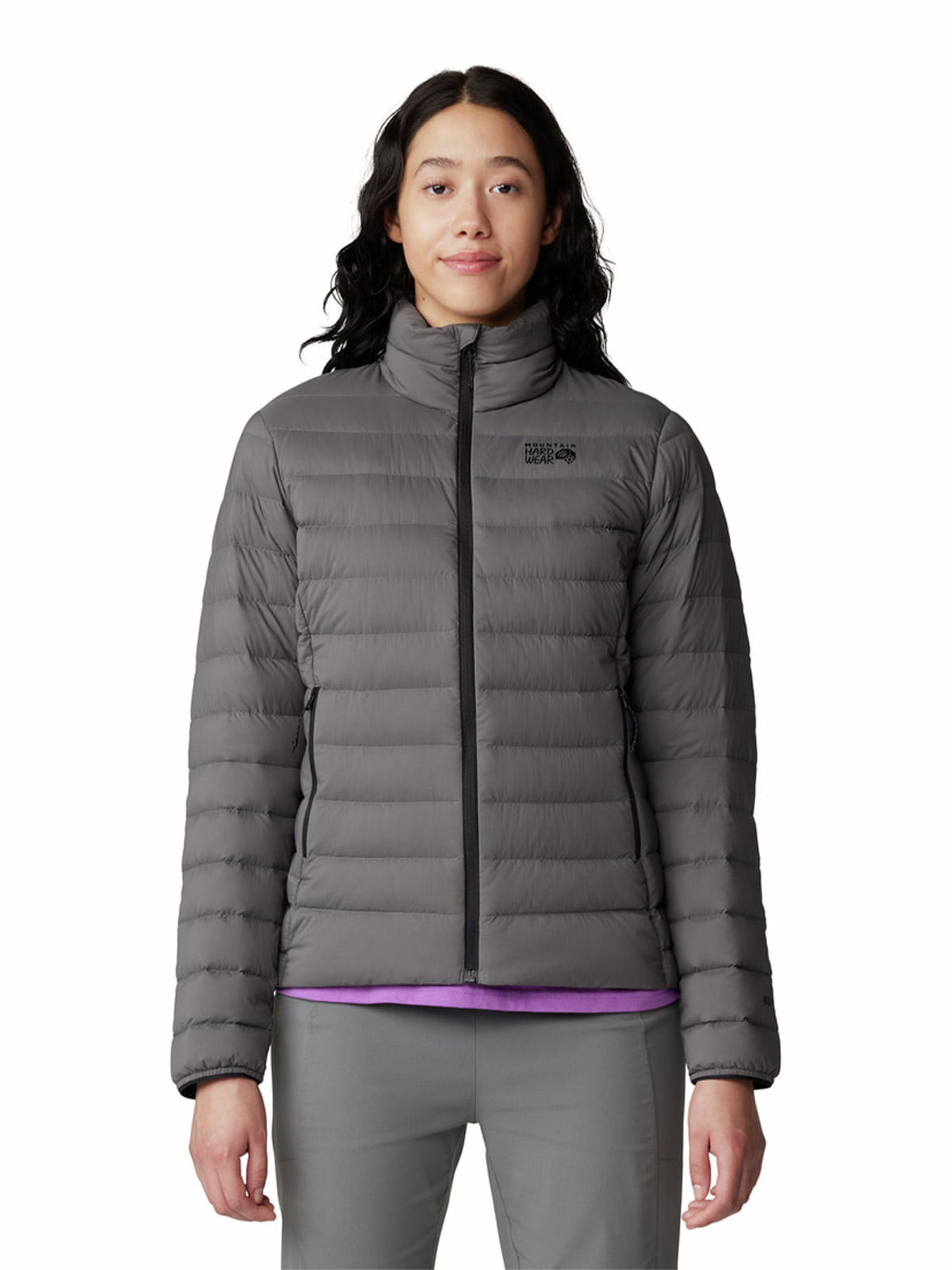 Parka Mujer Deloro Down Jacket Azul Mountain Hardwear-Mountain