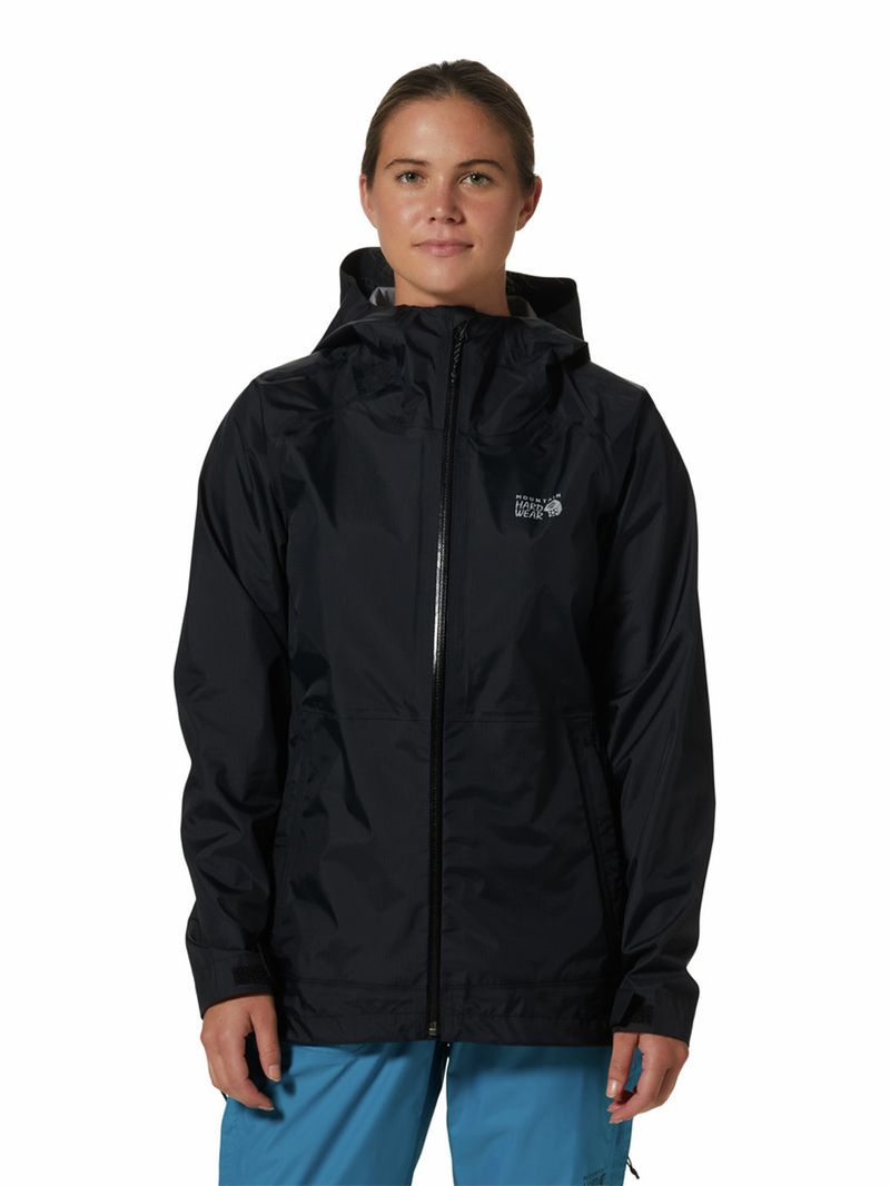 Cortaviento Mujer Threshold Negro Mountain Hardwear