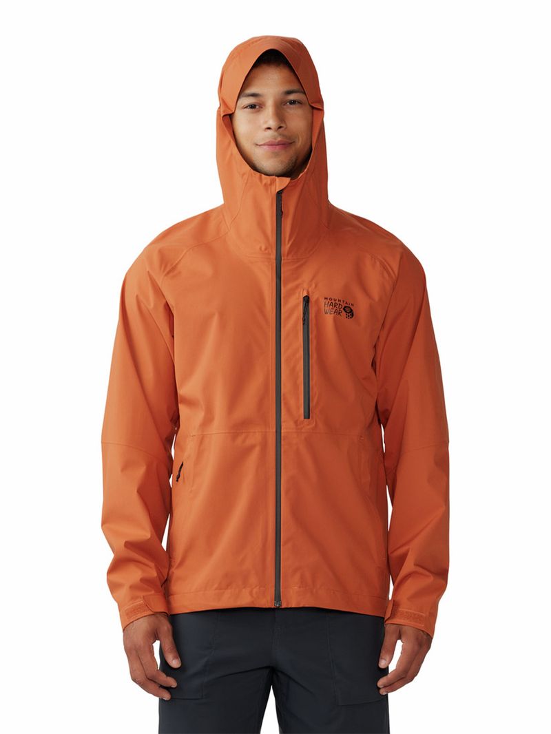 Cortaviento-Hombre-Stretch-Ozonic-Rojo-Mountain-Hardwear