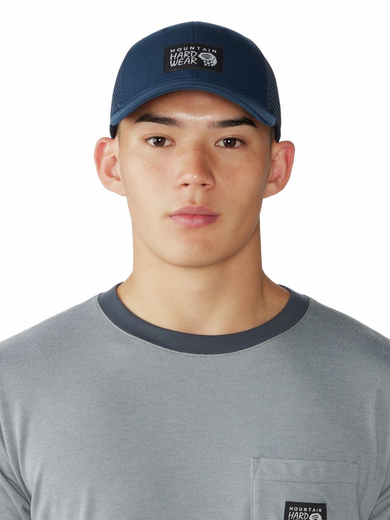 Jockey Unisex Mhw Logo Trucker Azul Mountain Hardwear