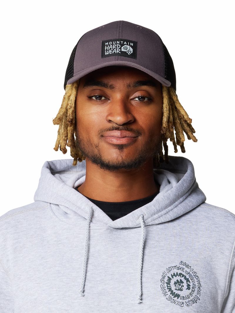 Jockey Unisex Mhw Logo Trucker Morado Mountain Hardwear