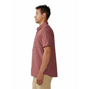 Camisa Manga Corta Hombre Trail Sender Café Mountain Hardwear