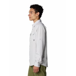 Polera Manga Larga Hombre Canyon Gris Mountain Hardwear