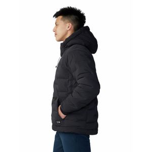 Parka Hombre Stretchdown Popover Negro Mountain Hardwear