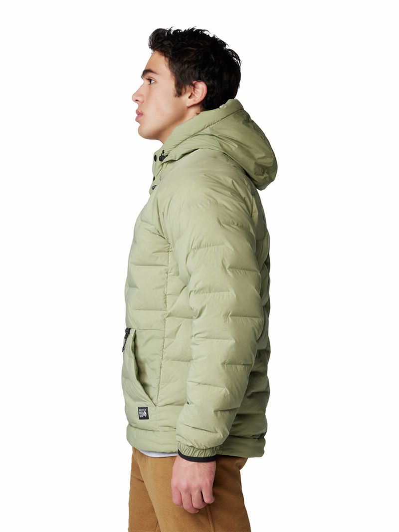 Parka-Hombre-Stretchdown-Popover-Verde-Mountain-Hardwear