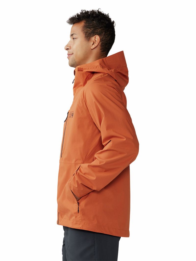 Cortaviento-Hombre-Stretch-Ozonic-Rojo-Mountain-Hardwear