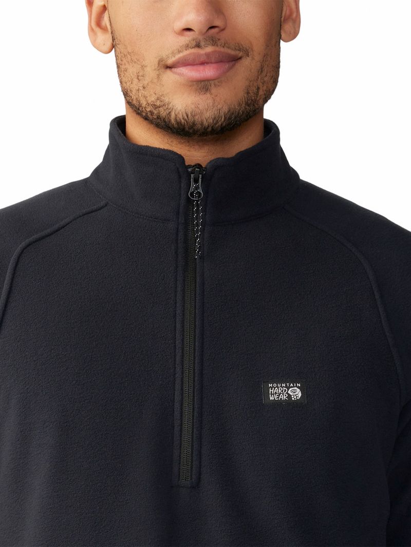Polar Hombre Microchill¿ 1/4 Zip Negro Mountain Hardwear