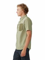 Camisa-Manga-Corta-Hombre-Trail-Sender-Verde-Mountain-Hardwear