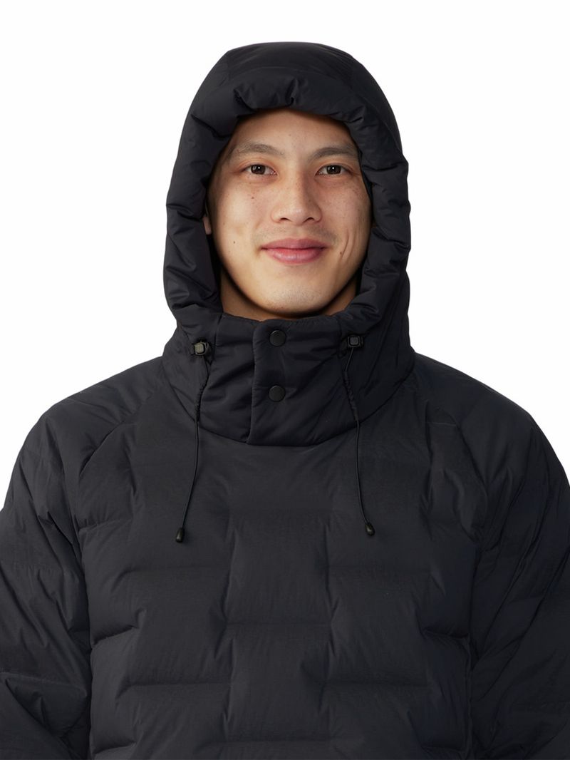 Parka-Hombre-Stretchdown-Popover-Negro-Mountain-Hardwear