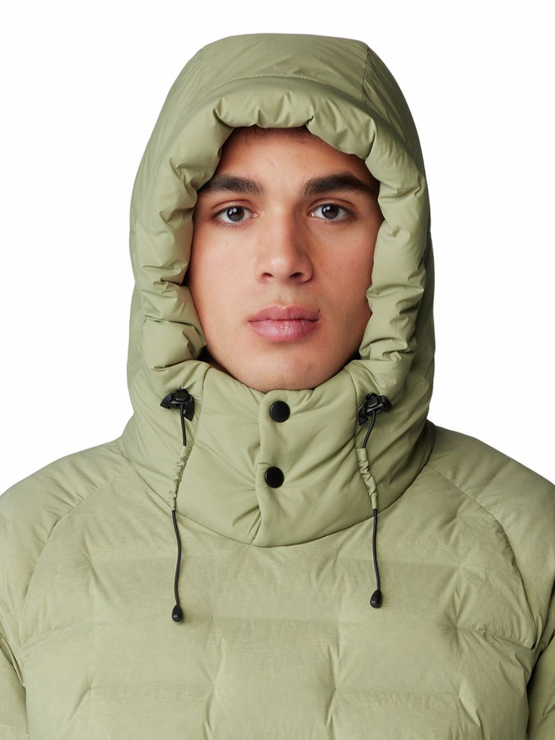 Parka Hombre Stretchdown Popover Verde Mountain Hardwear
