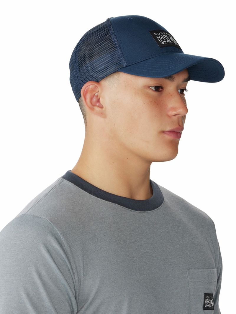 Jockey Unisex Mhw Logo Trucker Azul Mountain Hardwear