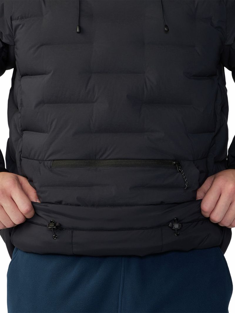 Parka-Hombre-Stretchdown-Popover-Negro-Mountain-Hardwear