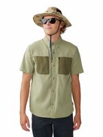 Camisa-Manga-Corta-Hombre-Trail-Sender-Verde-Mountain-Hardwear