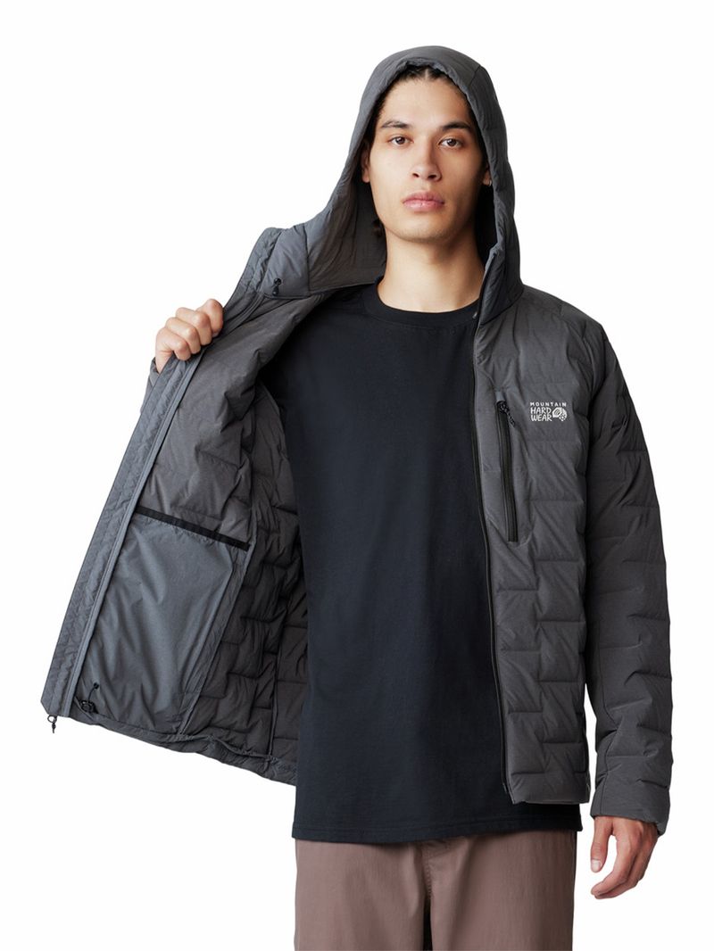 Parka Hombre Stretchdown Azul Mountain Hardwear