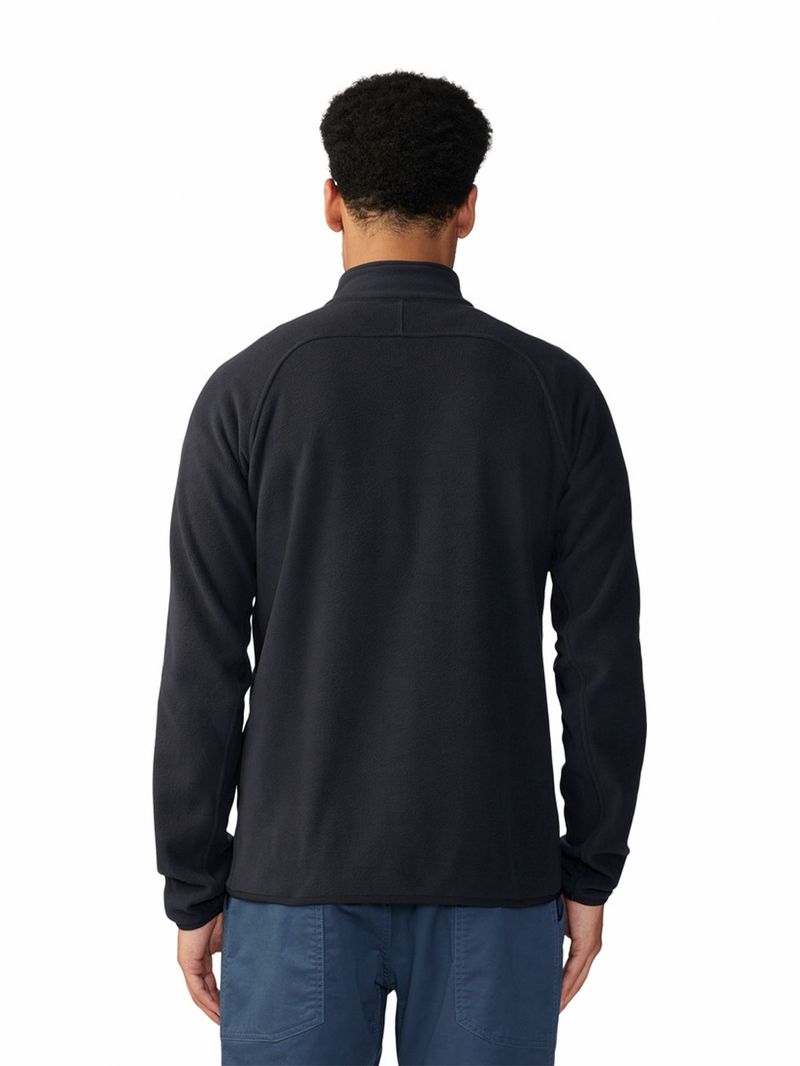 Polar Hombre Microchill¿ 1/4 Zip Negro Mountain Hardwear