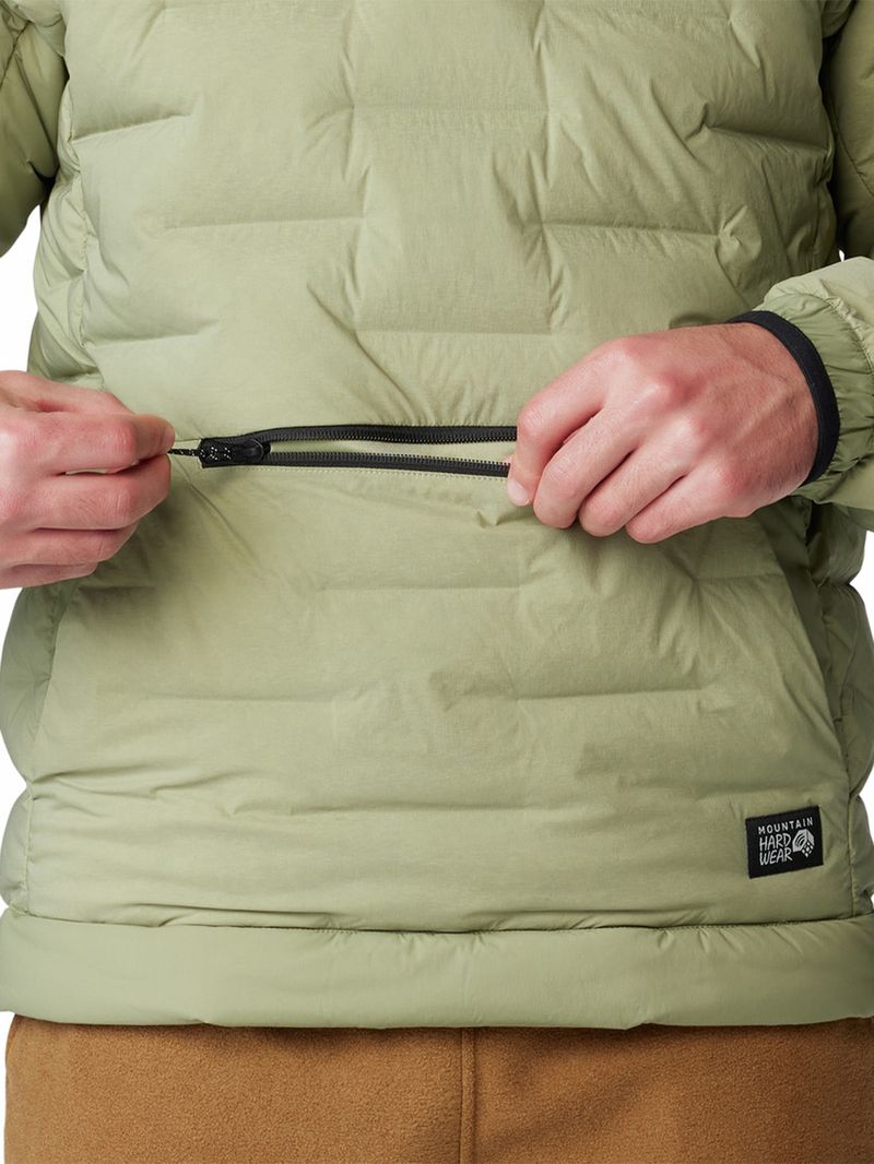 Parka Hombre Stretchdown Popover Verde Mountain Hardwear