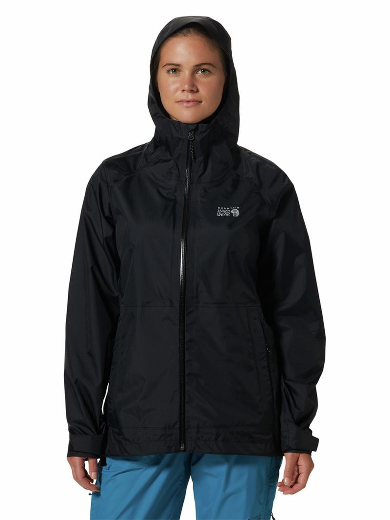 Cortaviento Mujer Threshold Negro Mountain Hardwear