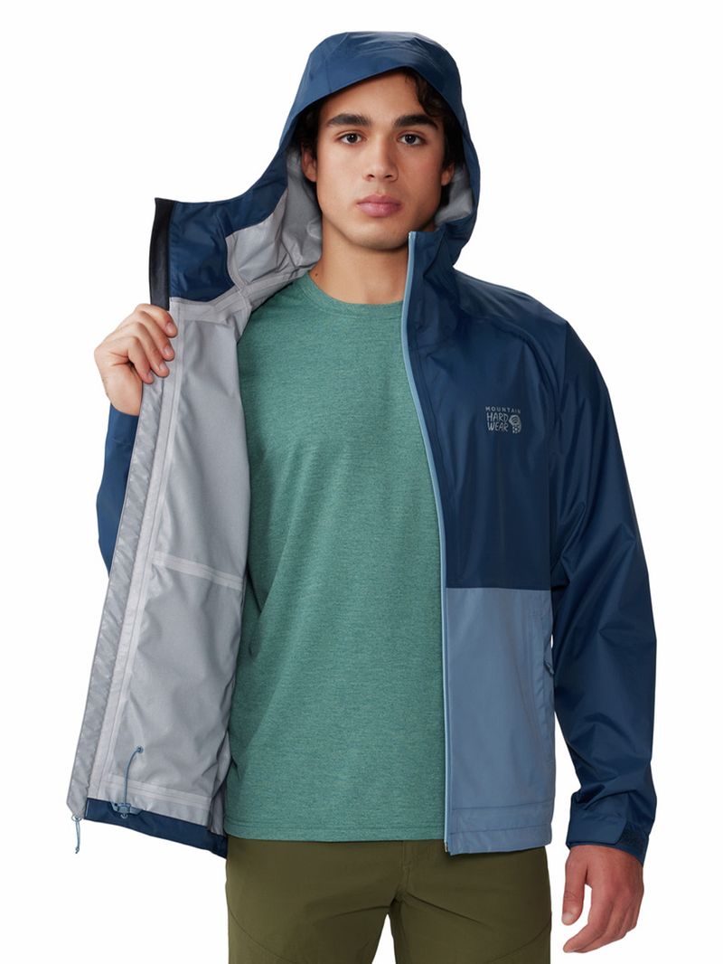 Cortaviento Hombre Threshold Azul Mountain Hardwear