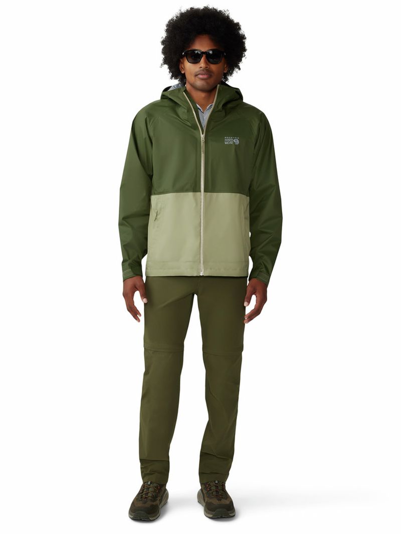 Cortaviento Hombre Threshold¿ Verde Mountain Hardwear