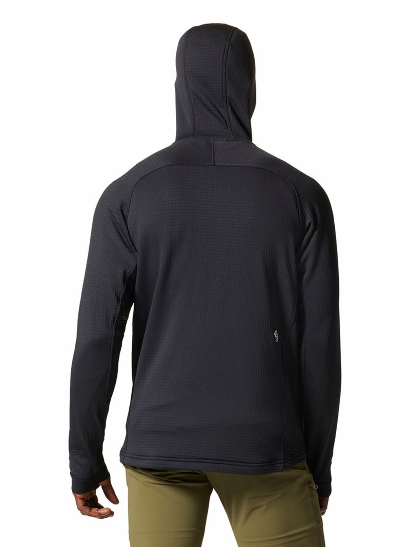 Polar Hombre Polartec Power Grid Negro Mountain Hardwear