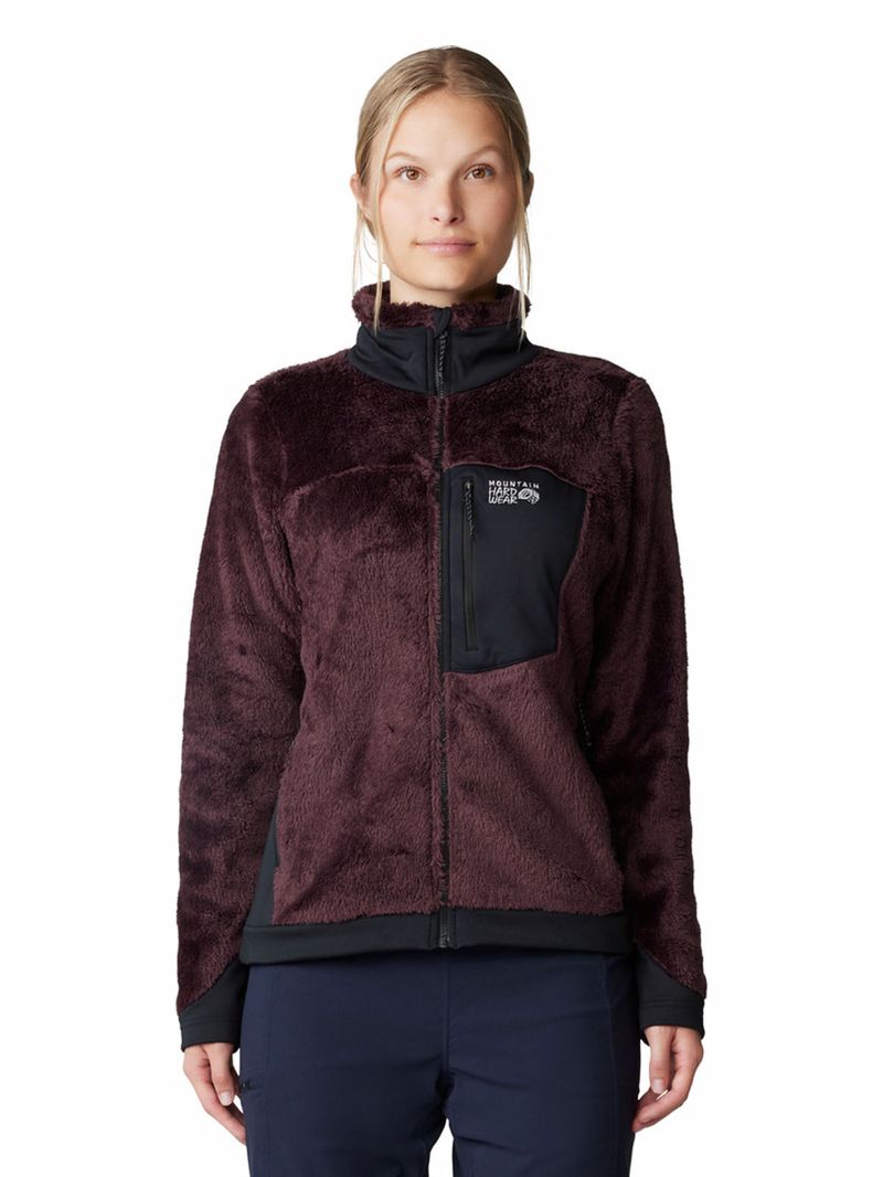 Polar-Mujer-Polartec-High-Loft-Morado-Mountain-Hardwear
